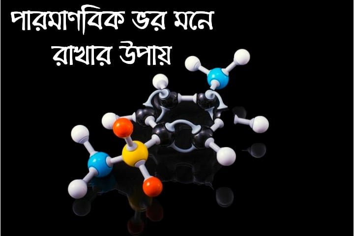 atomic weight mone rakhar niyom