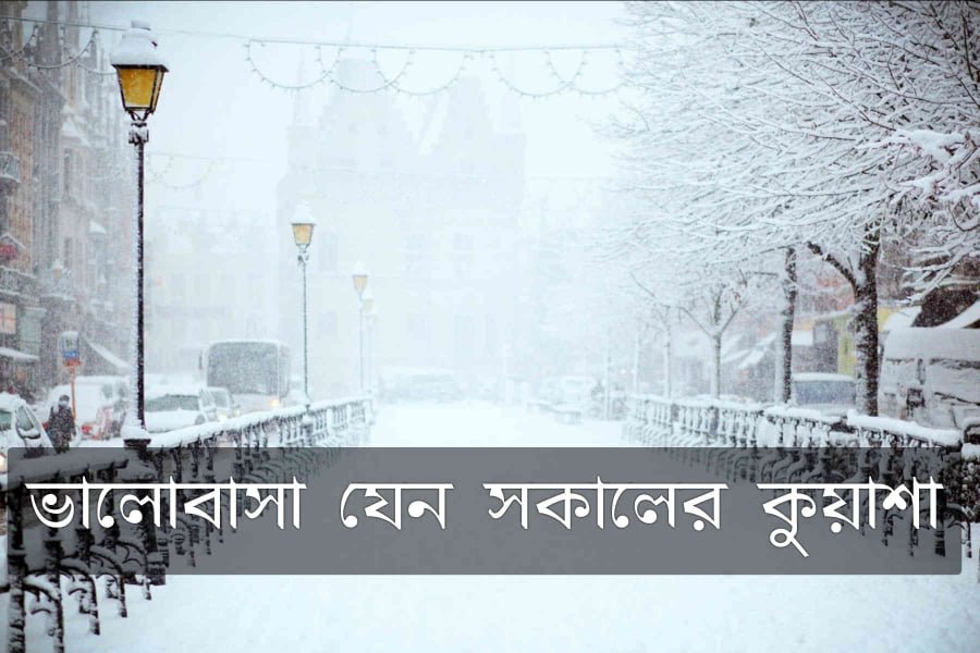 কুয়াশা ভেজা সকাল স্ট্যাটাস