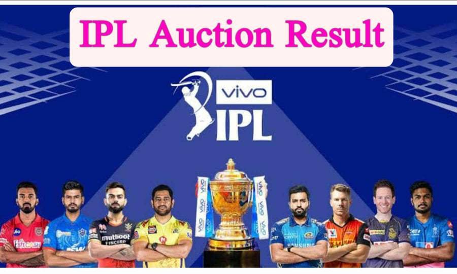 IPL Auction Results