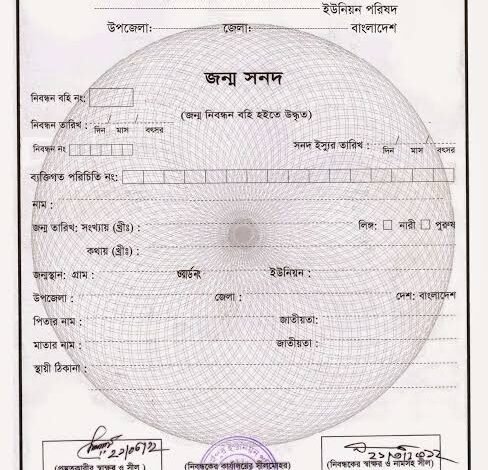 online birth certificate