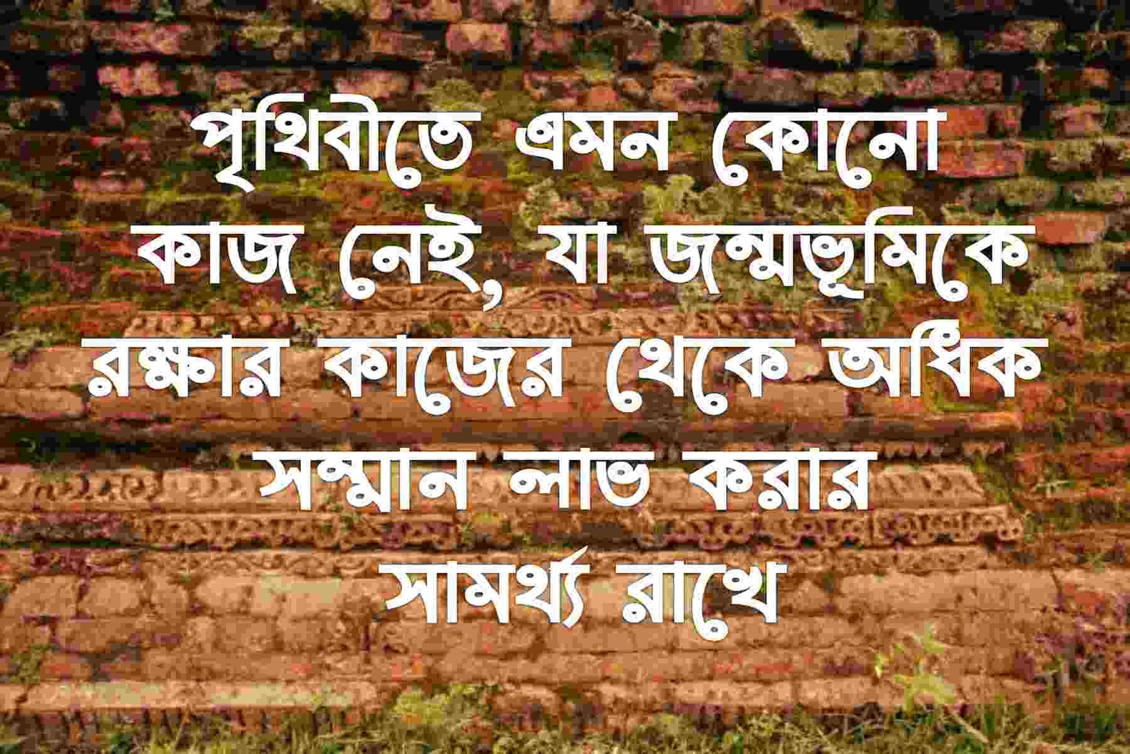 জন্মস্থান নিয়ে স্ট্যাটাস